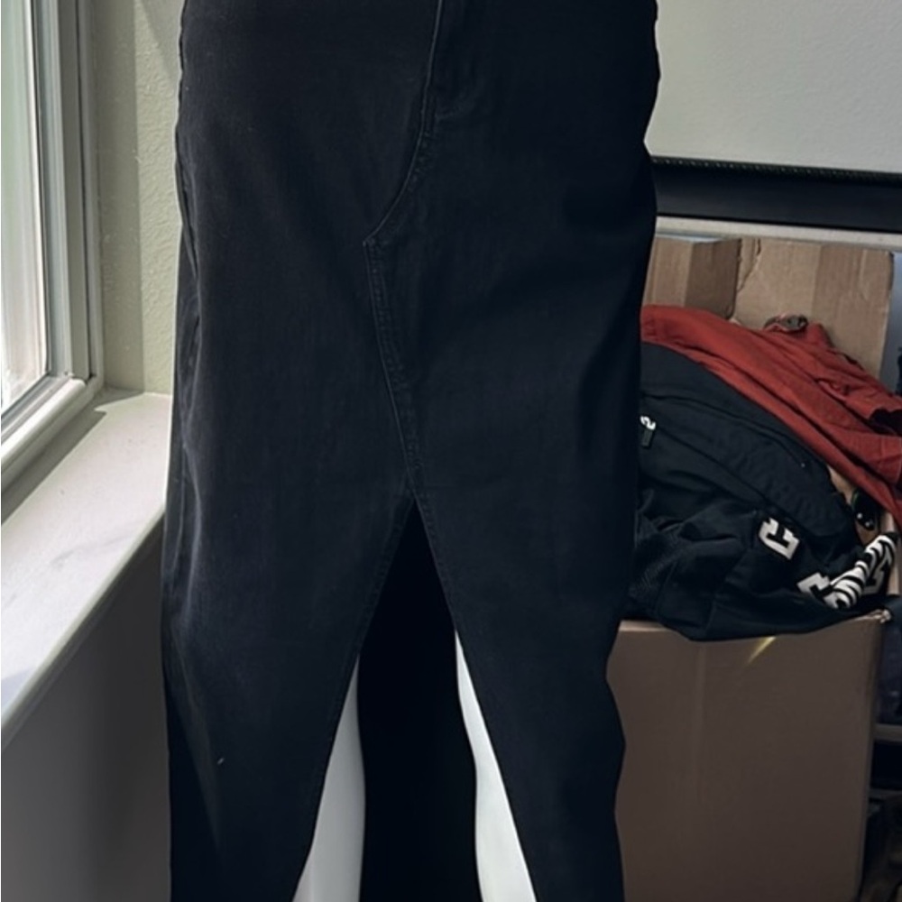 Black Denim Skirt - Picture 3 of 4